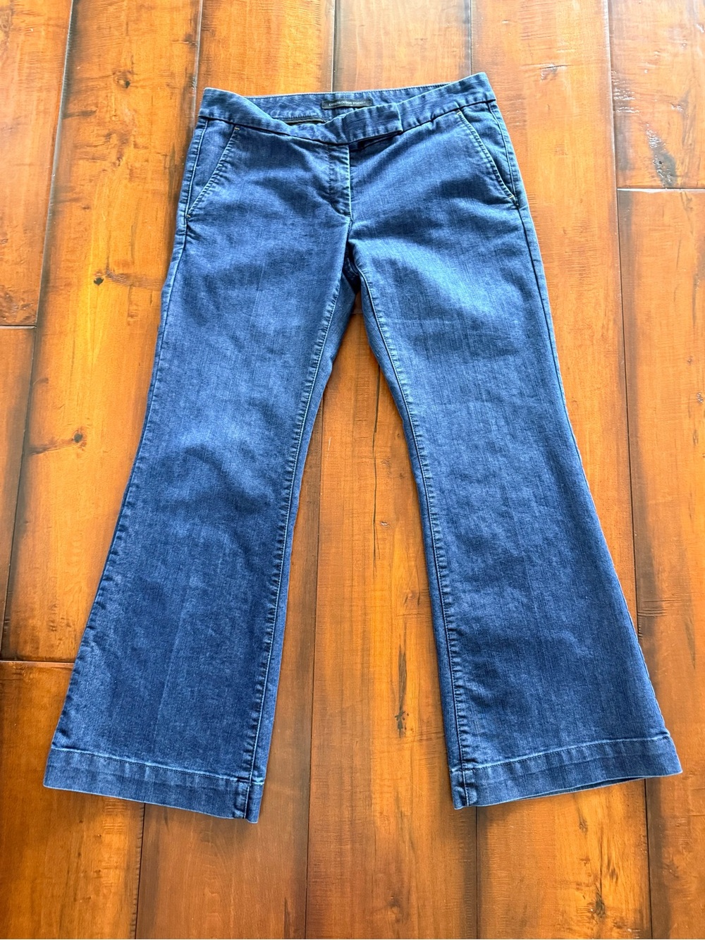 Express Women's Dark Blue Flare Jeans